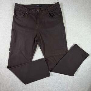 Rye 51 Men's 33 Brown Teak 5 Pocket Stretch Straight Leg Casual Pants Chino